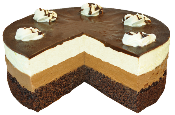 7" White and Chocolate